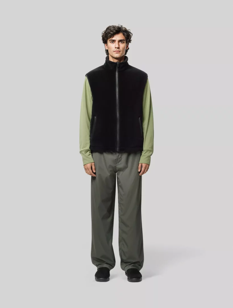 Zip Fleece Vest