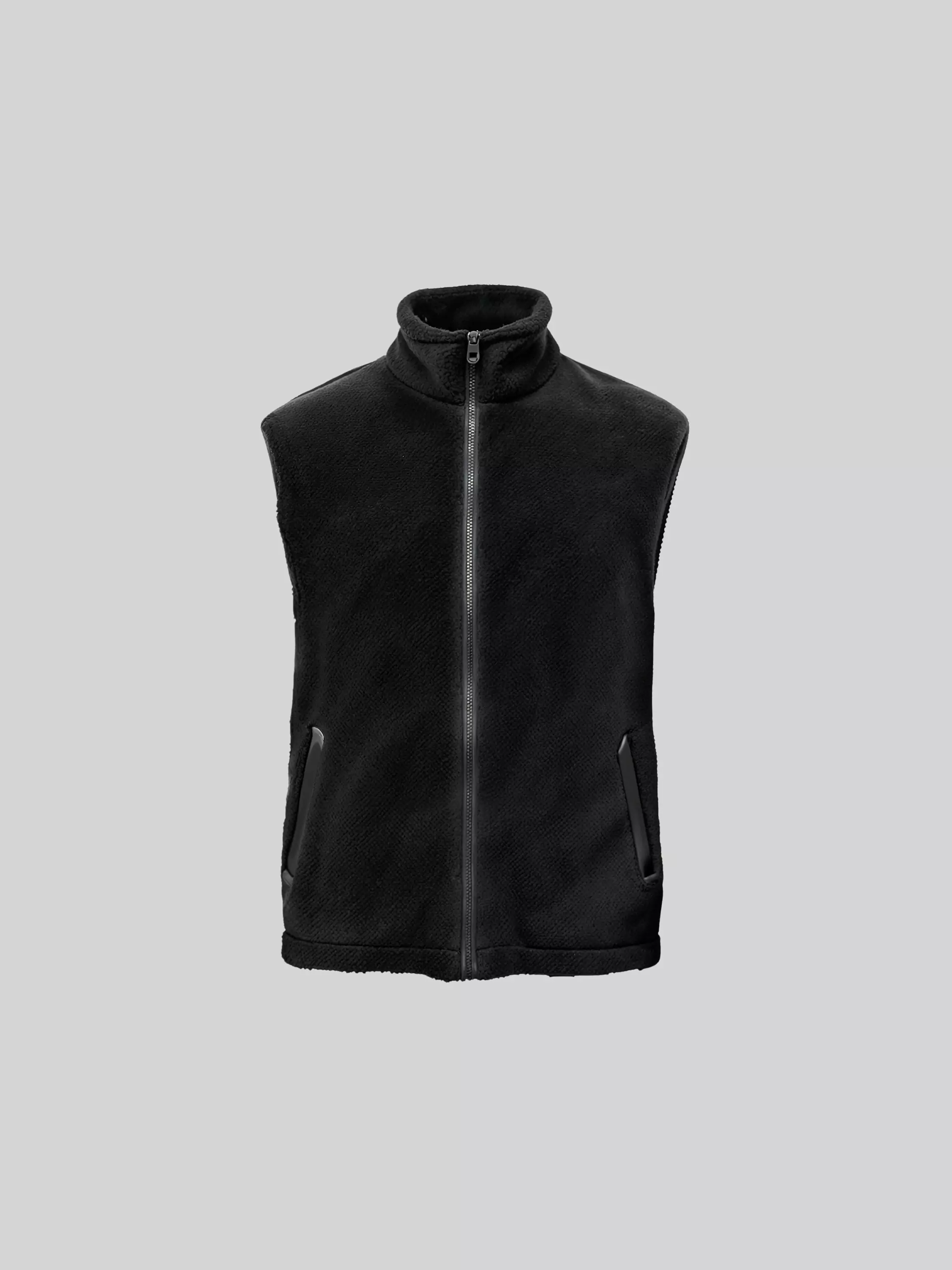 Zip Fleece Vest - Image 3