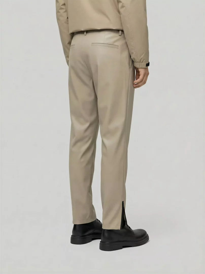 Elastic Waist Tapered Pants