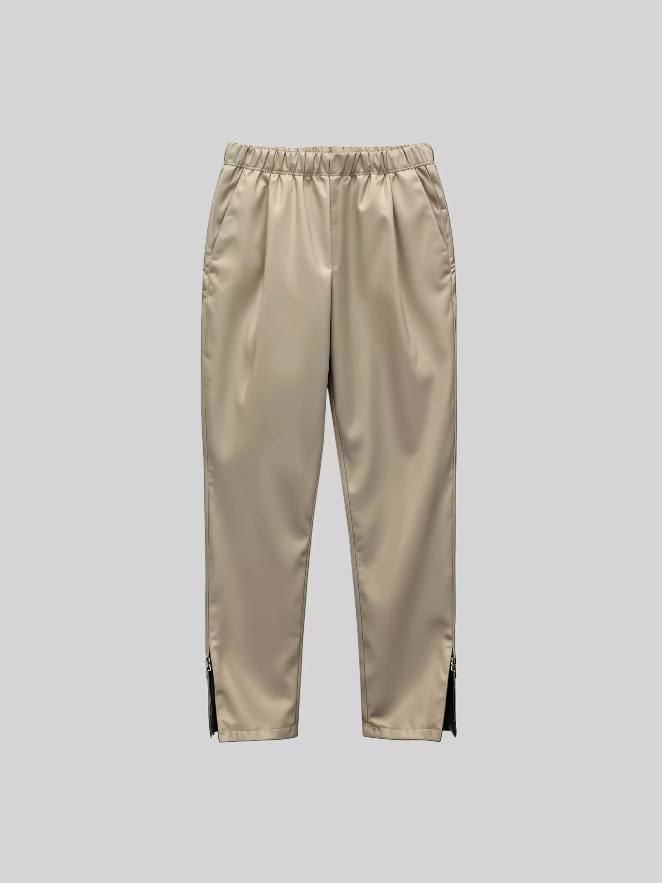 Elastic Waist Tapered Pants - Image 3