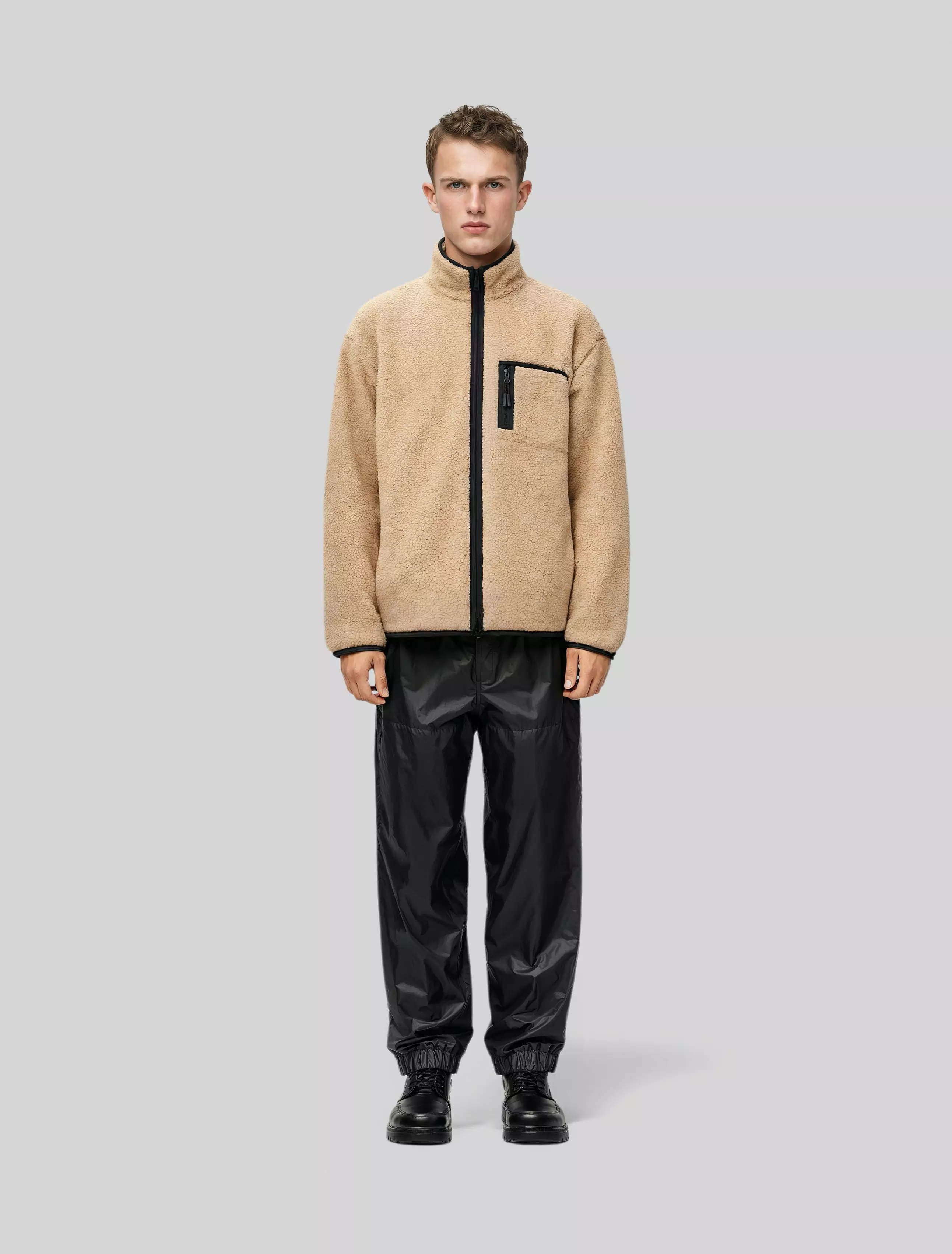 Sherpa Zip Fleece Jacket - Image 2