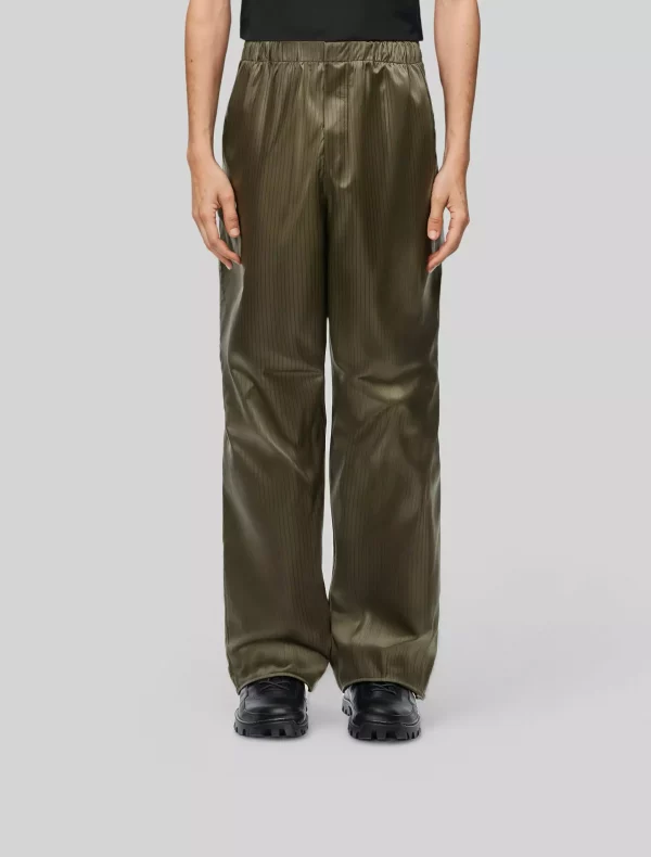 Straight Fit Pinstripe Pants