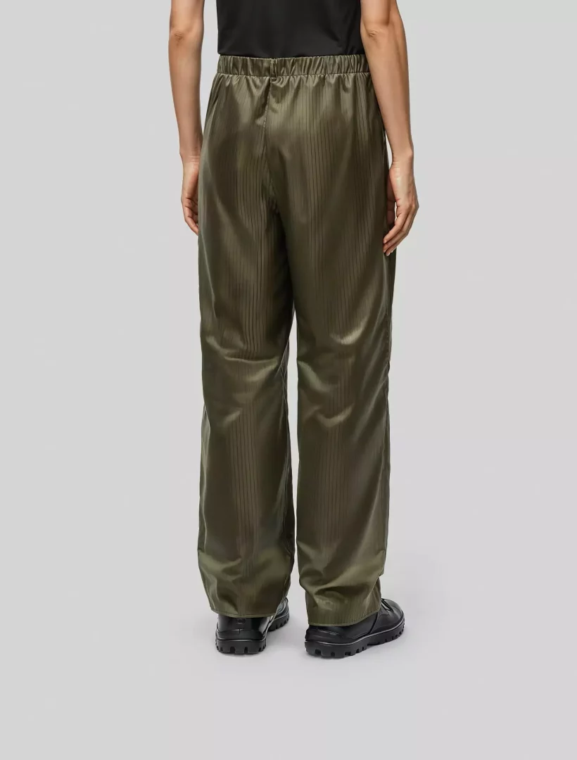 Straight Fit Pinstripe Pants