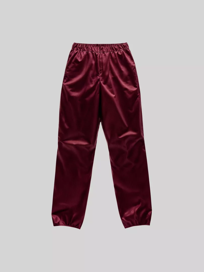 Straight Fit Pinstripe Pants