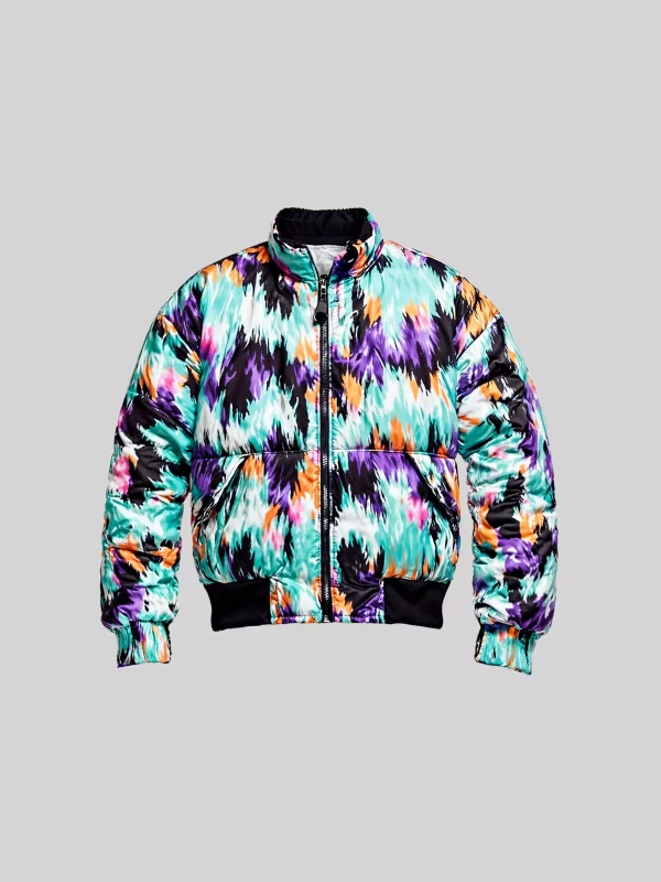 Printed Puffer Jacket