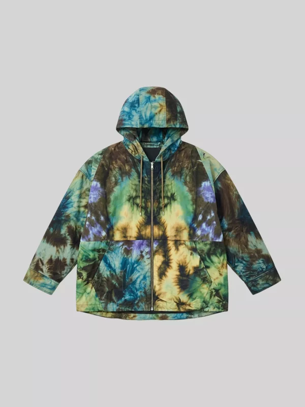 Floral Panel Button-Up Shirt